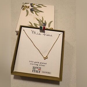 Mia Fiore Gold Plated Infinity Necklace